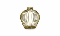 Vaas 37 x 37 cm Goud Wire Bulbo