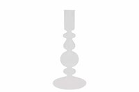 Kandelaar Wit 8,5 x 8,5 x 18 cm Frost