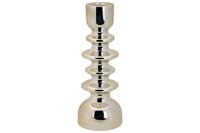 Kandelaar Zilver 9,5 x 9,5 x 25,5 cm Stacked