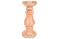 Kandelaar Koper 12 x 12 x 27 cm Keramiek