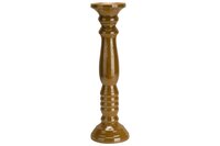 Kandelaar Caramel 14,5 x 14,5 x 51 cm Aardewerk