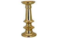 Kandelaar Goud 12 x 12 x 27 cm Keramiek