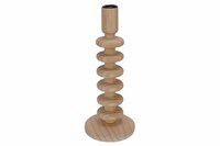 Kandelaar Natuur 12 x 12 x 28,5 cm Twisted