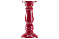 Kandelaar Glazed Rood 14,5 x 14,5 x 30 cm Aardewerk