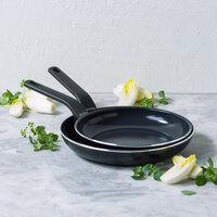 Koekenpannenset 2-delig met Keramische Antikleeflaag 24 / 28 cm Essence