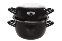 Mosselpan zwart 1,2 kg - 18 cm