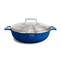 Hapjespan Gietijzer 30cm Saveur Classic Blue