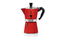 Percolator Moka Express Bialetti rood 3-kops