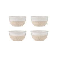 Set van 4 kommen 9,5 cm Rustic Charm