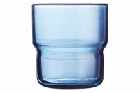 Tumbler glas 22 cl Log Brush Blue Jean