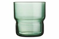 Tumbler glas 22 cl Log Brush Donkergroen