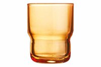 Tumbler glas 22 cl Log Brush Oranje