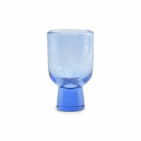 Glas op voet 25 cl Kolon blauw