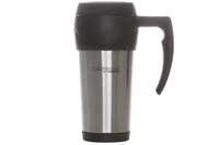 Reisbeker isoleer Thermos 0,45l grijs met handvat