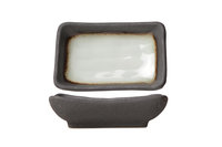Schaaltje 10,5 cm rechthoek Stone