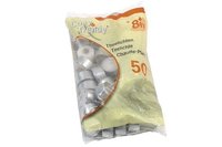 Theelicht Wit 8 Branduren - Set van 50 stuks