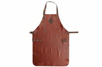 Leren schort bruin rood Accessoires