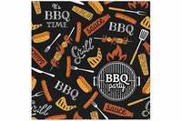 Servetten 33cm BBQ Party set van 20 PAW