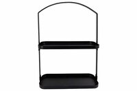 Etagere metaal zwart 40 cm