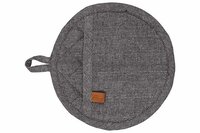 Pannenlap rond Chambray