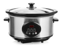 Slowcooker Emerio 3,5 Liter - Digitale Slow Cooker met Timer en Warmhoudfunctie