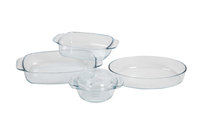 Ovenschalen set glas 4-delig Cosy&Trendy