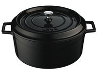 Braadpan gietijzer 24 cm 4,5 liter Lava Cooking