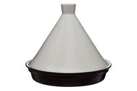 Tajine 29 cm zwart wit Okinawa