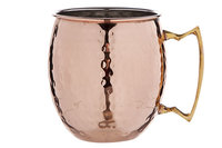 Moscow Mule Beker gehamerd koper