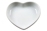 Schaaltje 5 cm set van 6 hartvormig