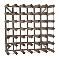 Wijnflessen rek 42 flessen hout