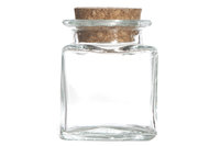 Mini voorraadpotje 5cl met kurken dop