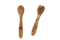 Salade serveerset olijfhout 30cm
