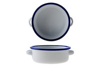 Kom emaille look 14cm