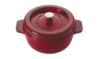 Braadpan gietijzer rood 19 cm Godin 2 liter