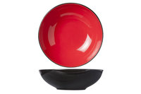 Diep bord 20cm rood Finesse