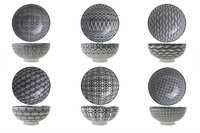 Nikko zwart kom 75cl