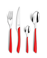 Bestekset 24 delig Eclat rood Amefa Bestekset 24 delig Eclat rood Amefa