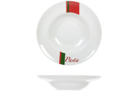 Pastabord met tekst 17-27,5cm