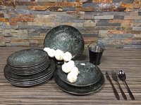 Serviesset 18-delig Cosmos Black