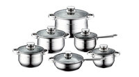 Pannenset RVS 12-delig