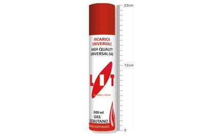 Gasvulling 300 ml butaan