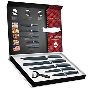 Messenset Carbon 6-delig | aanbieding keukenmessen - Kitchen&More