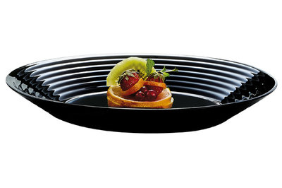 Diep bord 23,5 cm Harena Black