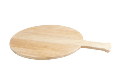 Pizzaplank 43,5cm doorsnede Rubberwood