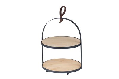 Etagere 20,5 x 26 cm bamboe 