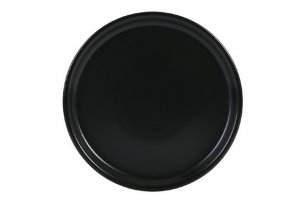 Asia Black pizzabord mat zwart 33 cm