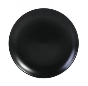 Asia Black rond bord mat zwart 26 cm