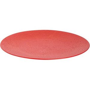 Bord 27 cm rood | Cubical het merk Palmer - Kitchen&More