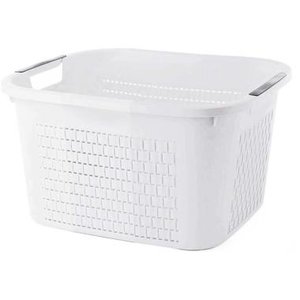 Wasmand wit 22 liter Country